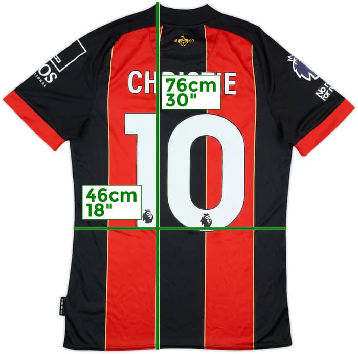 2024-25 Bournemouth Match Issue Home Shirt Christie #10