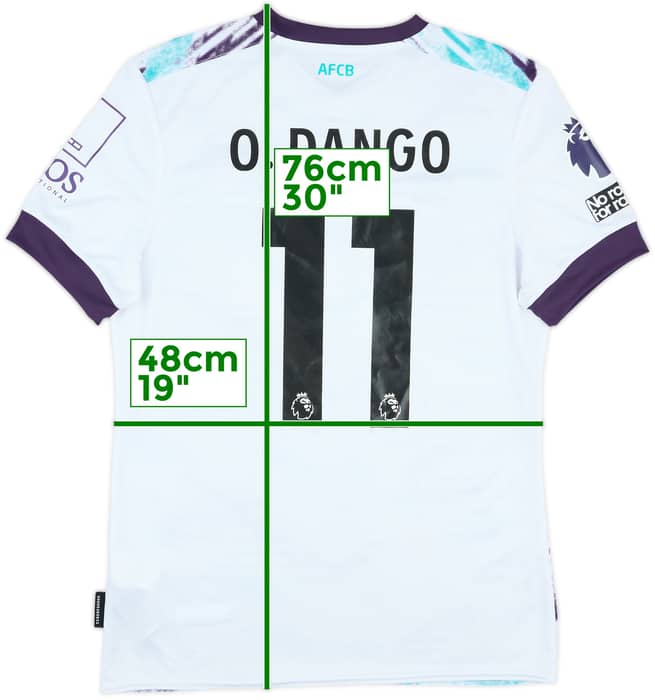 2024-25 Bournemouth Match Issue Away Shirt O.Dango #11