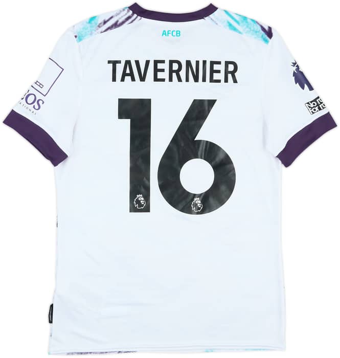 2024-25 Bournemouth Match Issue Away Shirt Tavernier #16