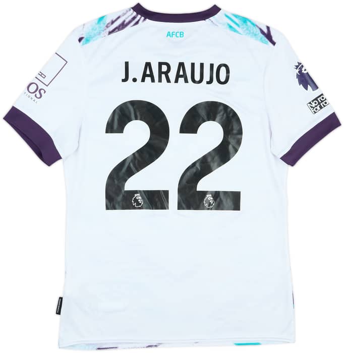 2024-25 Bournemouth Match Issue Away Shirt J.Araujo #22