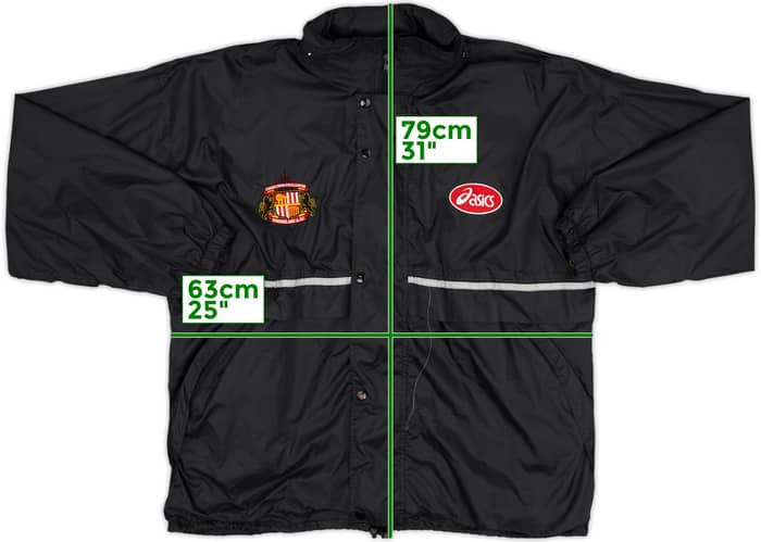 1997-98 Sunderland Asics Hooded Rain Jacket - 8/10 - (M)