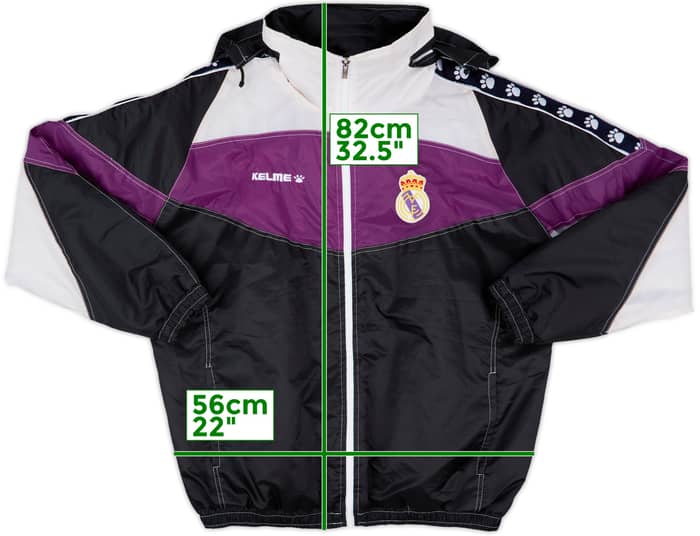 1997-98 Real Madrid Kelme Hooded Rain Jacket - 7/10 - (XL)