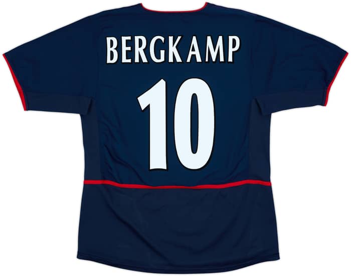 2002-04 Arsenal Away Shirt Bergkamp #10 - 6/10 - (M)