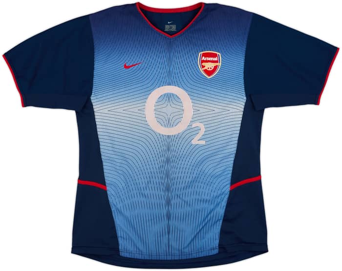 2002-04 Arsenal Away Shirt Bergkamp #10 - 6/10 - (M)