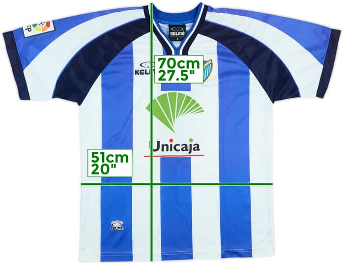 1999-00 Malaga Match Issue Home Shirt #6