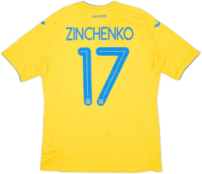 2020-21 Ukraine Home Shirt Zinchenko #17  (M)