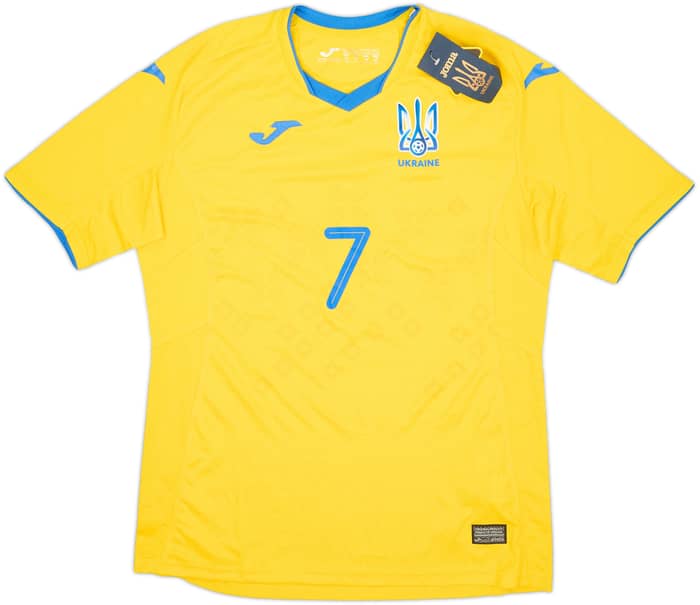 2020-21 Ukraine Home Shirt Zinchenko #17  (M)