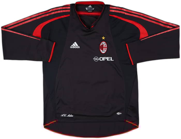 2004-05 AC Milan adidas Training L/S Shirt - 8/10 - (M/L)