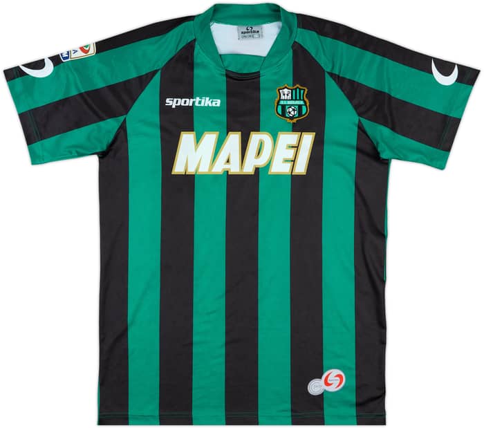 2014-15 Sassuolo Signed Home Shirt Berardi #25 - 6/10 - (L)
