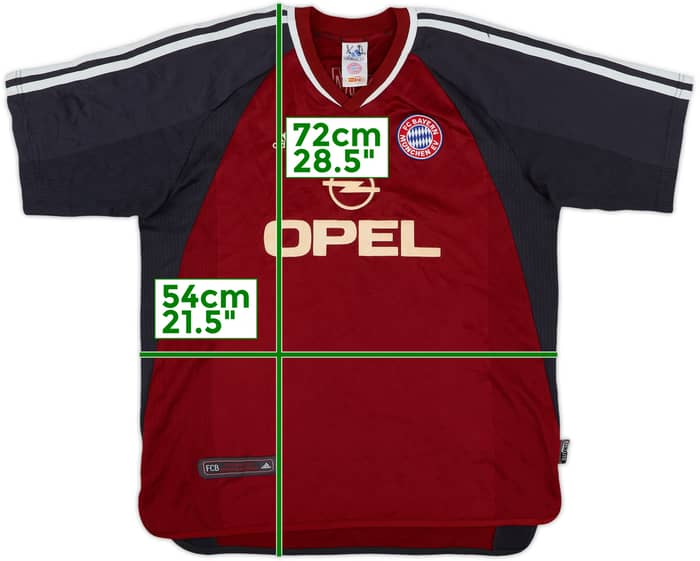 2001-02 Bayern Munich Home Shirt - 8/10 - (XL.Boys)