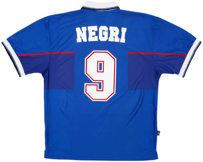 1997-99 Rangers Home Shirt Negri #9 - 8/10 - (L)