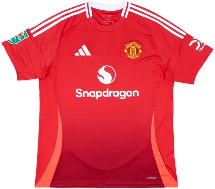 2024-25 Manchester United Home Shirt Garnacho #17 - 10/10 - (XL)