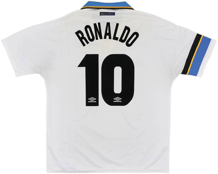 1997-98 Inter Milan Away Shirt Ronaldo #10 - 7/10 - (XL)