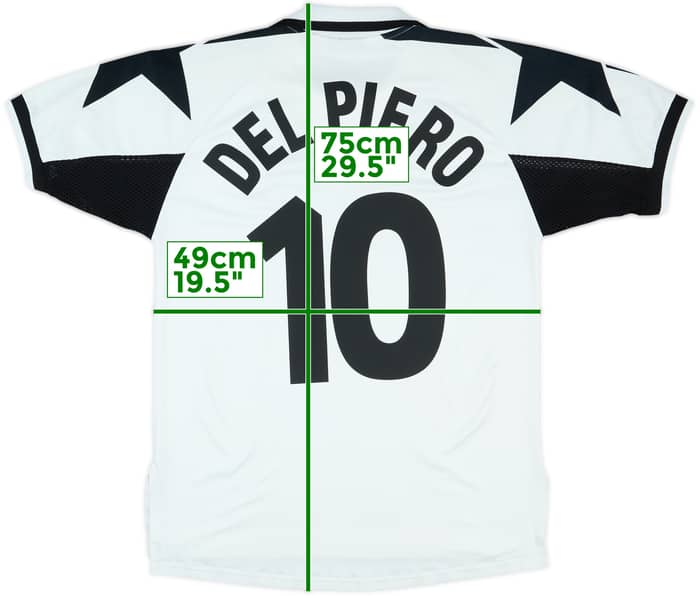 1998-99 Juventus Away Shirt Del Piero #10 - 5/10 - (M)