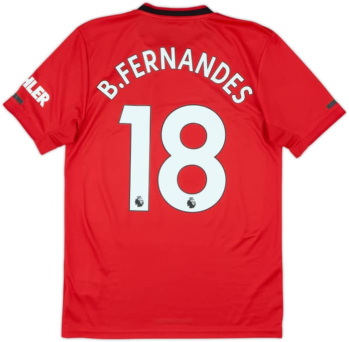 2019-20 Manchester United Home Shirt B.Fernandes #18 - 10/10 - (S)