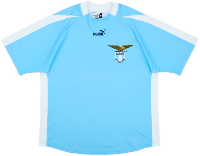 2003-04 Lazio Signed Home Shirt - 7/10 - (M)