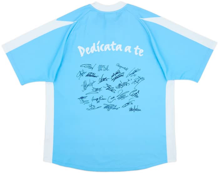 2003-04 Lazio Signed Home Shirt - 7/10 - (M)