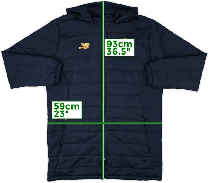 2017-18 Al Nassr New Balance Padded Bench Coat - 8/10 - (L)