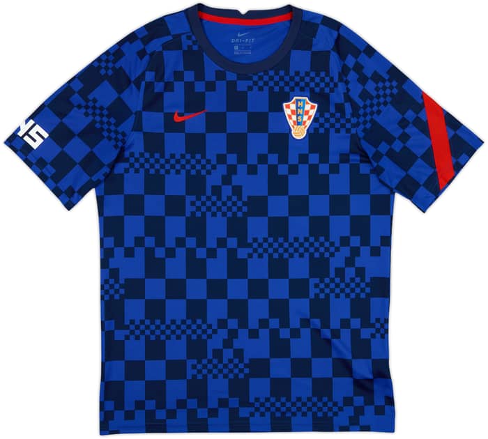 2020-22 Croatia Nike Pre-Match Training Shirt - 10/10 - (L)