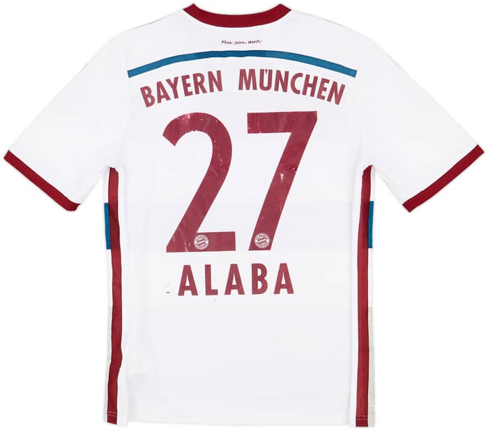 2014-15 Bayern Munich Away Shirt Alaba #27 - 5/10 - (XL.Boys)
