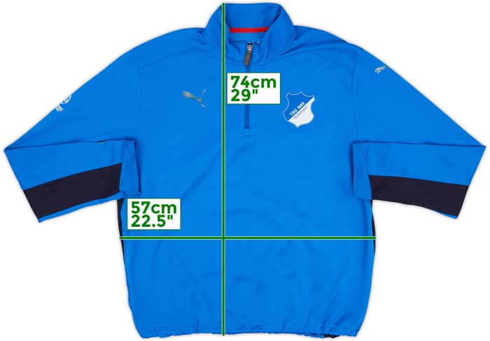 2008-09 Hoffenheim Puma 1/4 Zip Drill Top - 5/10 - (L)