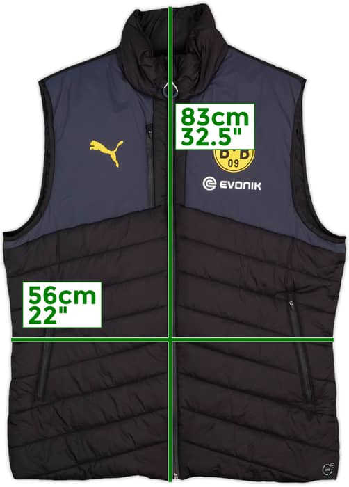 2016-17 Borussia Dortmund Puma Padded Gilet - 5/10 - (XL)