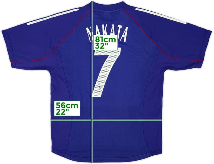2002-04 Japan Home Shirt Nakata #7 - 6/10 - (L)