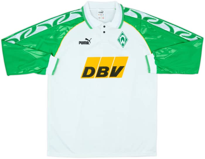 1995-96 Werder Bremen Home L/S Shirt - 8/10 - (M)
