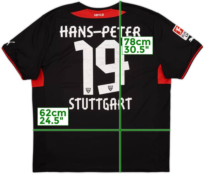2013-14 Stuttgart Third Shirt Hans-Peter #19 - 5/10 - (XXL)