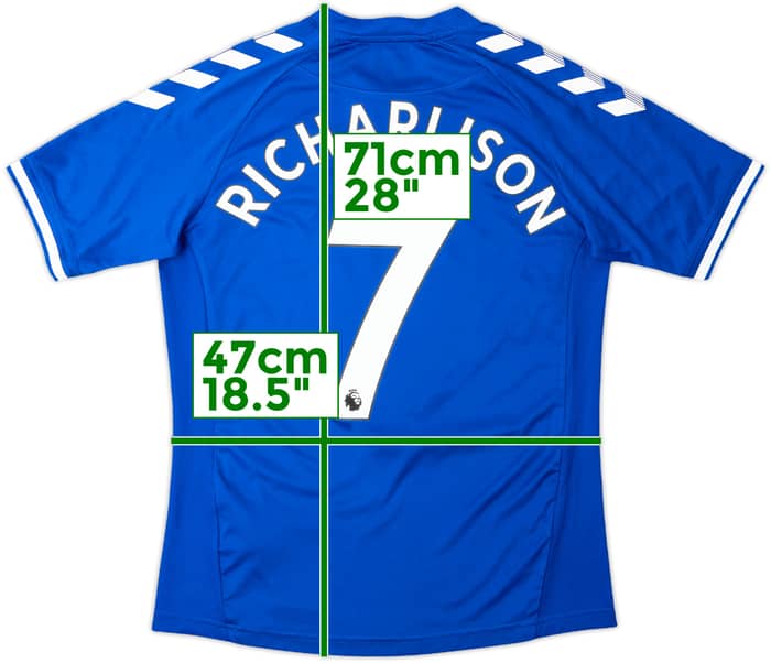 2020-21 Everton Home Shirt Richarlison #7 - 8/10 - (S)