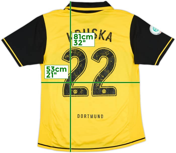 2007-08 Borussia Dortmund II Match Issue Home Shirt Kruska #22