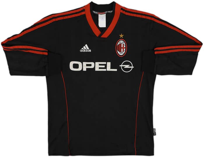 1999-00 AC Milan adidas Training L/S Shirt - 6/10 - (S)
