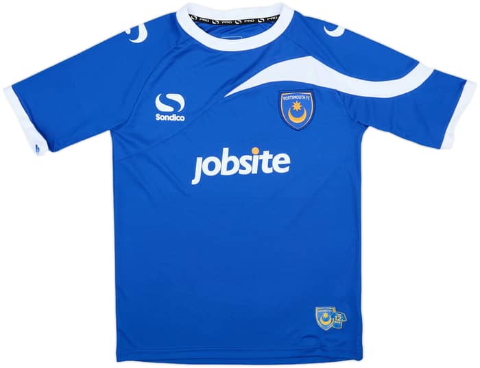 2013-14 Portsmouth Home Shirt - 9/10 - (XL.Boys)