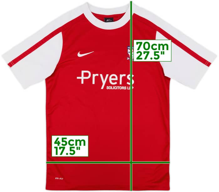 2010-11 York City Home Shirt - 7/10 - (XL.Boys)