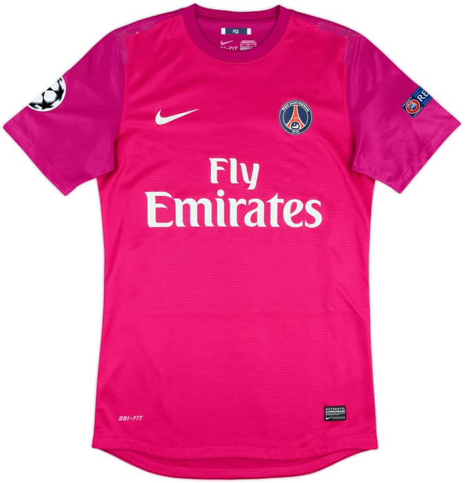 2012-13 Paris Saint-Germain Match Issue Champions League GK S/S Shirt Douchez #1