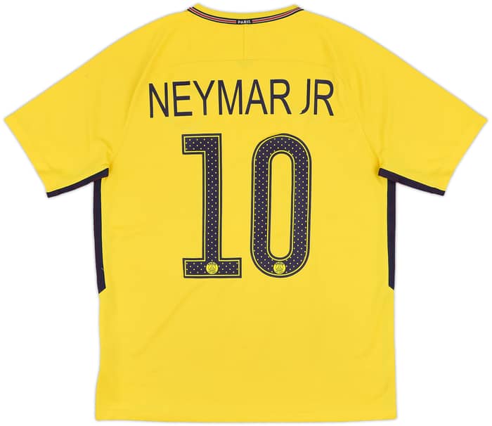 2017-18 Paris Saint-Germain Away Shirt Neymar Jr #10 - 5/10 - (M)