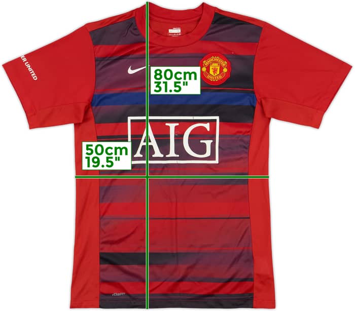 2009-10 Manchester United Nike Training Shirt - 5/10 - (S)