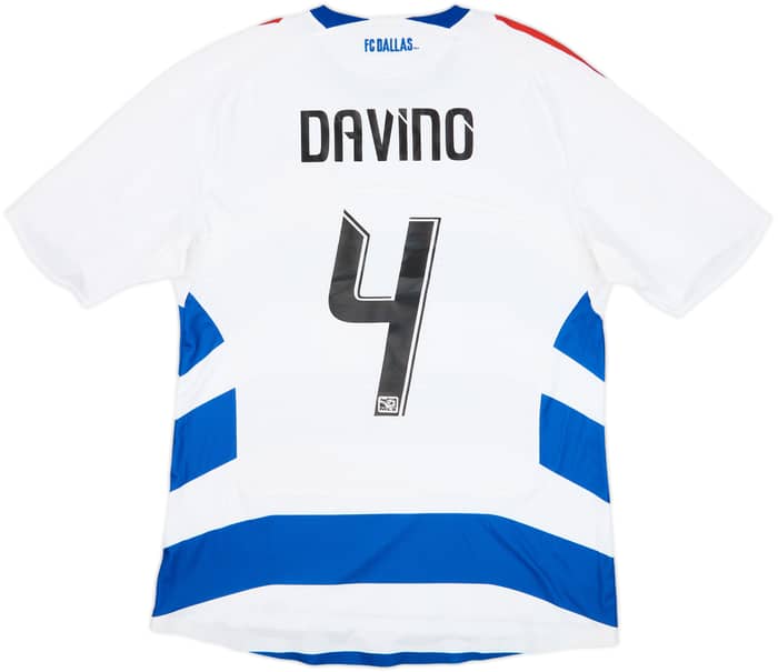 2008 FC Dallas Player Issue Away Shirt Davino #4 - 6/10 - (L)