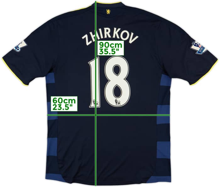 2009-10 Chelsea Away Shirt Zhirkov #18 - 7/10 - (L)