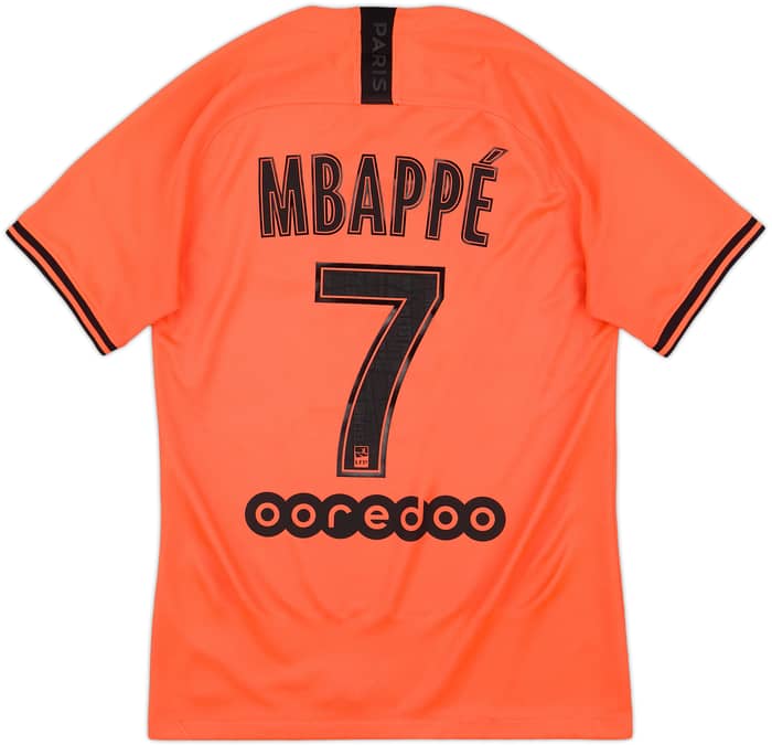 2019-20 Paris Saint-Germain Away Shirt Mbappe #7 - 8/10 - (S)