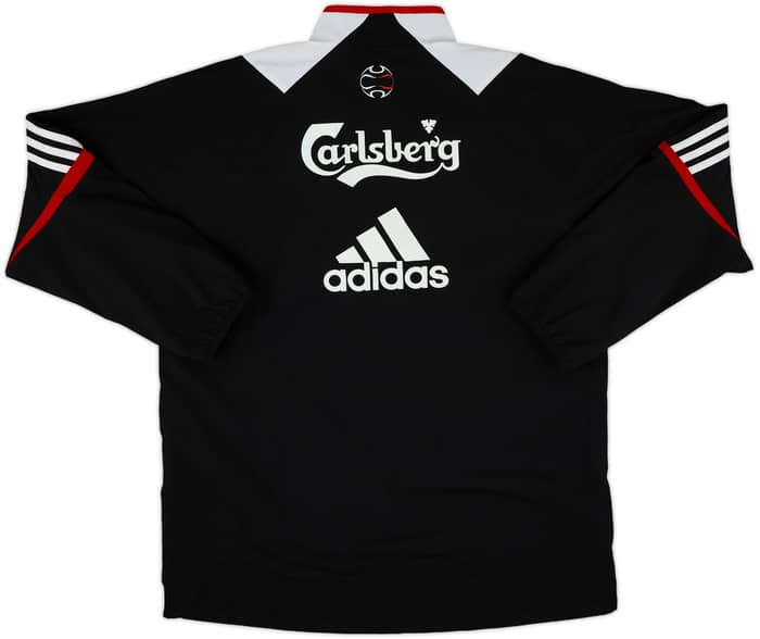 2007-08 Liverpool adidas 1/4 Zip Track Jacket - 8/10 - (L)