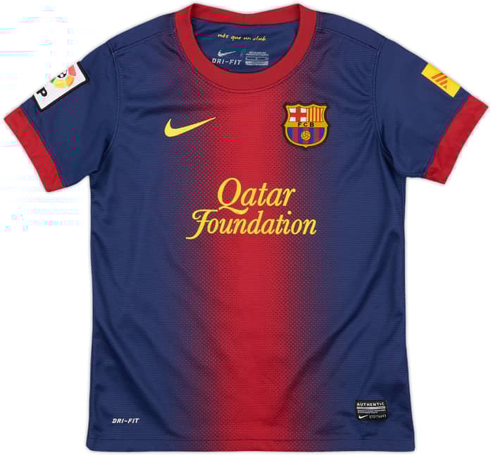 2012-13 Barcelona Home Shirt - 8/10 - (S.Boys)