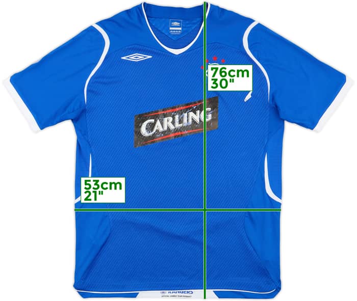 2008-09 Rangers Home Shirt - 5/10 - (L)