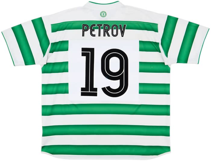 2003-04 Celtic Home Shirt Petrov #19 - 6/10 - (XXL)