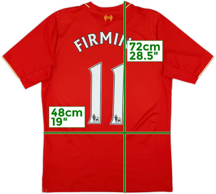 2015-16 Liverpool Home Shirt Firmino #11 - 7/10 - (S)