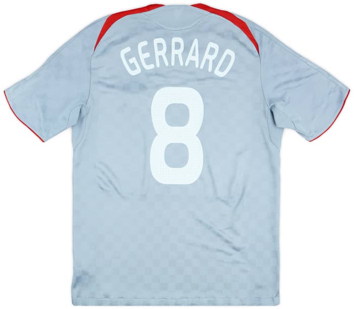 2008-09 Liverpool Away Shirt Gerrard #8 - 5/10 - (L)