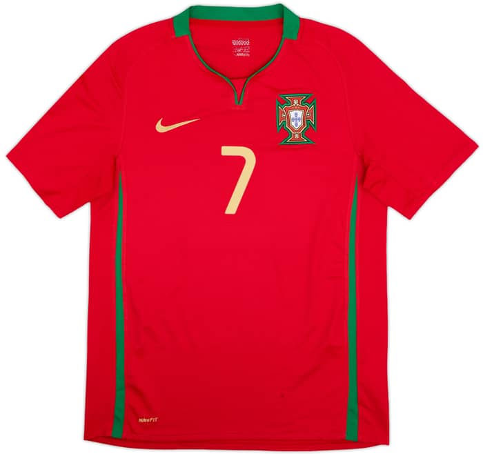 2008-10 Portugal Home Shirt Ronaldo #7 - 5/10 - (S)