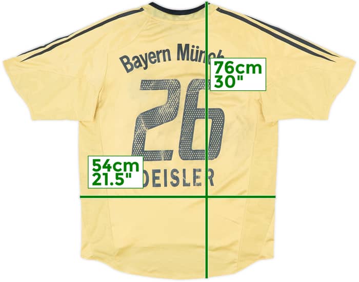 2004-05 Bayern Munich Away Shirt Deisler #26 - 5/10 - (M)