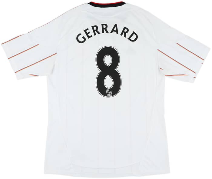 2010-11 Liverpool Away Shirt Gerrard #8 - 5/10 - (L)