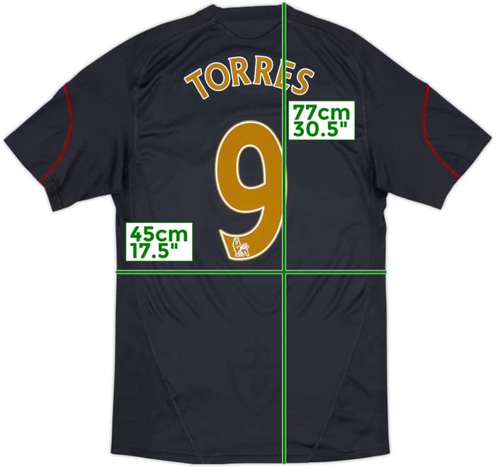 2009-10 Liverpool Away Shirt Torres #9 - 7/10 - (S)